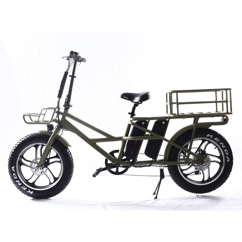 Long Range 120Km Electric Cargo Bike With 20