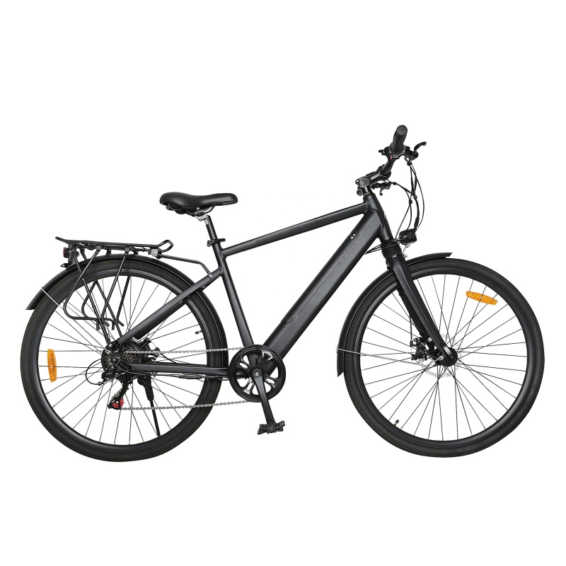 OEM Stylish 250W Electric City Bike With 36V 10.4Ah Hidden Battery Light E Bike For Commuting