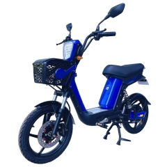 Long Range 48V 350W Electric Scooter Bike Pedal Assist Escooter With 3 Speed Regulator Front Basket Delivery El Scooter