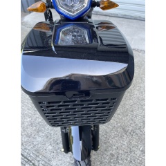 Long Range 48V 350W Electric Scooter Bike Pedal Assist Escooter With 3 Speed Regulator Front Basket Delivery El Scooter