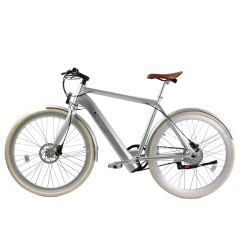 New Patent Design Vintage Ebike Electric Bike 700C Electric Road Bike With Belt Drive Electric Bicycle WIth Torque Sensor