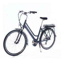 700C aluminium alloy mid drive electric bike bafang mid drive motor ebike with 36V 10.4Ah Samsung battery