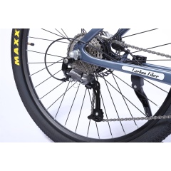 Super Light Weight 27.5 Inches Carbon Fiber Ebike Mountain Bike Electric 27 Speed Mountain Bicycle With Bafang 350W Motor