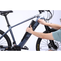 Super Light Weight 27.5 Inches Carbon Fiber Ebike Mountain Bike Electric 27 Speed Mountain Bicycle With Bafang 350W Motor