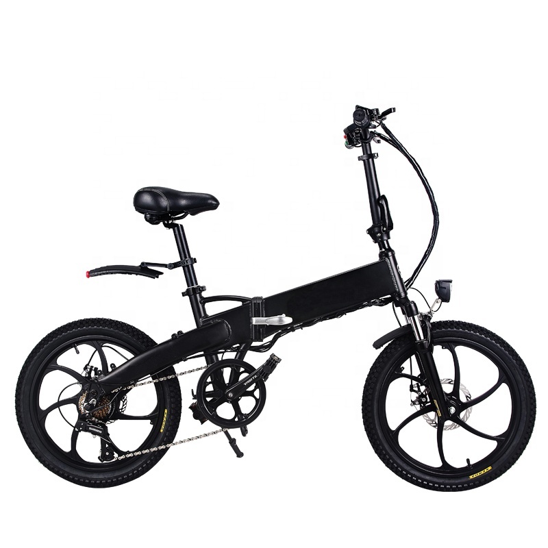 48V 350W Aluminium Alloy Electric Bike Folding Electric Foldable Bike Mini Folding Electric Bike With 20