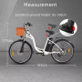 36V 350W Vintage Ebike EU US Warehouse Long Range Bicycle With Motor For City Urban Commuting