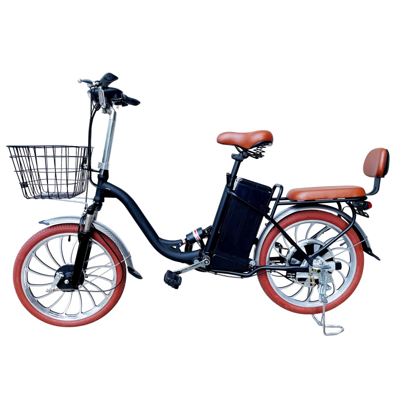 China Cheap Wholesale High-carbon Steel Mother Baby Electric Bike For Sale 350W Charging Cycles Electric Bicycle E