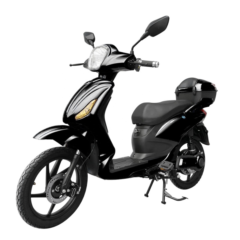 48V 500W 750W Moped Electric Scooter With Pedals Lithium Battery Adult Scooter Electric Bike 18x2.5 Tires