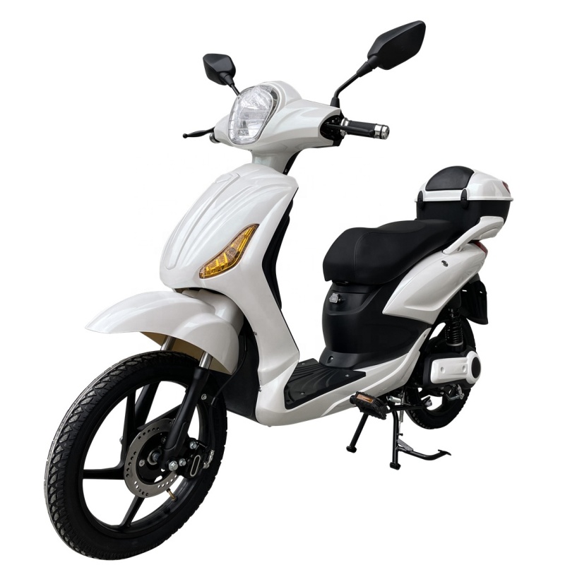 48V 500W 750W Moped Electric Scooter With Pedals Lithium Battery Adult Scooter Electric Bike 18x2.5 Tires