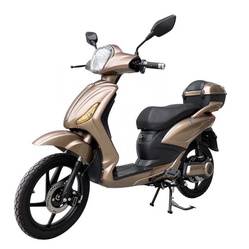 48V 500W 750W Moped Electric Scooter With Pedals Lithium Battery Adult Scooter Electric Bike 18x2.5 Tires