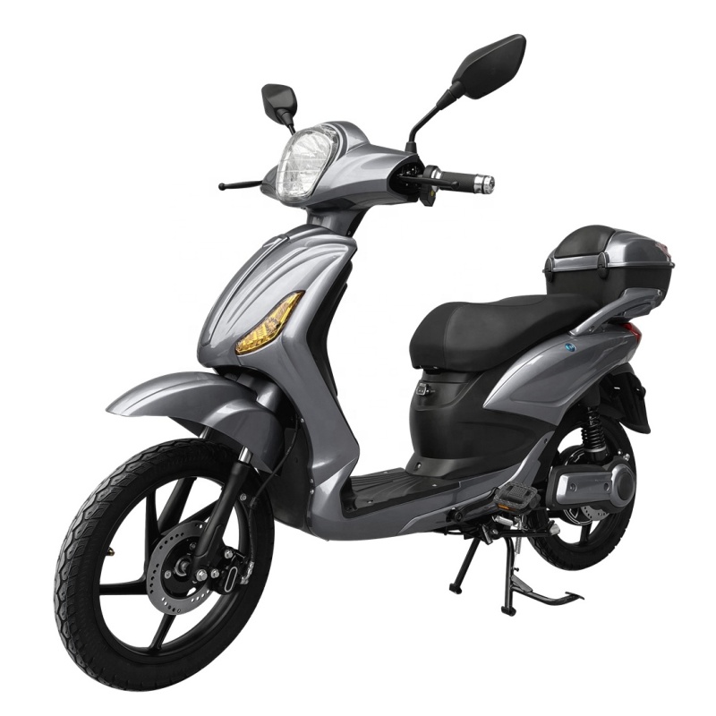 48V 500W 750W Moped Electric Scooter With Pedals Lithium Battery Adult Scooter Electric Bike 18x2.5 Tires