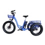 24 inches 48V 500W fat tire adult electric tricycle e trike 3 wheel bike bicycle electric with basket