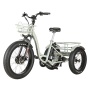 24 inches 48V 500W fat tire adult electric tricycle e trike 3 wheel bike bicycle electric with basket