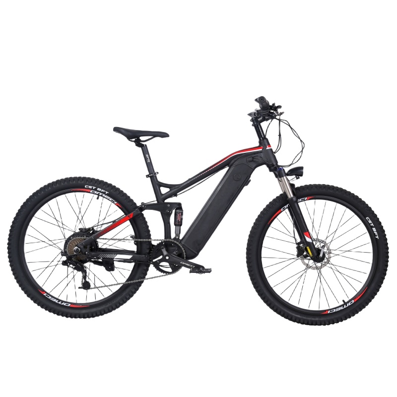 Custom Pattern New Mountain Bike 1000W 27.5 Inch Electric Bicycle Full Suspension Superior Than Other Electric Hybrid Bike