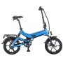 3D Forgiatura Magnesium Alloy Integrated Molding Frame 16 Inch Folding Ebike 36V 250W Electric Bicycle Full Suspension E Bike