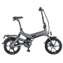 3D Forgiatura Magnesium Alloy Integrated Molding Frame 16 Inch Folding Ebike 36V 250W Electric Bicycle Full Suspension E Bike