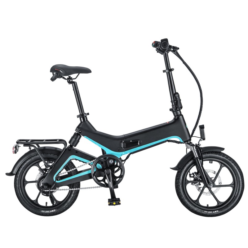 3D Forgiatura Magnesium Alloy Integrated Molding Frame 16 Inch Folding Ebike 36V 250W Electric Bicycle Full Suspension E Bike