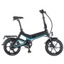 3D Forgiatura Magnesium Alloy Integrated Molding Frame 16 Inch Folding Ebike 36V 250W Electric Bicycle Full Suspension E Bike