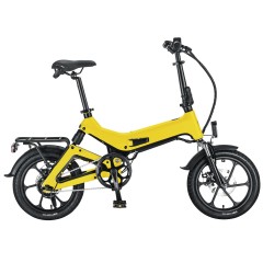 3D Forgiatura Magnesium Alloy Integrated Molding Frame 16 Inch Folding Ebike 36V 250W Electric Bicycle Full Suspension E Bike