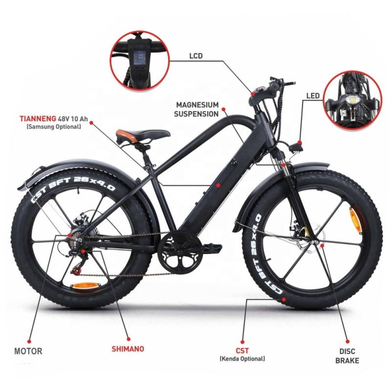 2022 cheap versatile electric bikes for sale 48V 350W gravel bike electric with magnesium alloy wheel ready to ship