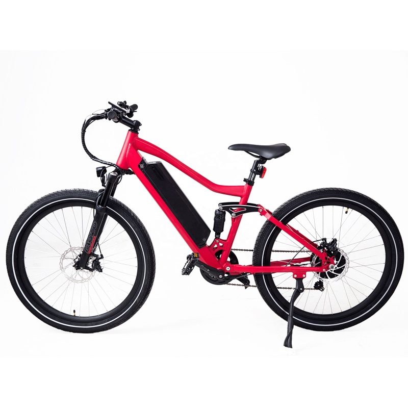 48V 500W Full Suspension Electric Bike Off Road Electric Racing Bike 2022 E Dirt Bike Electric Cycles For Men With 27.5