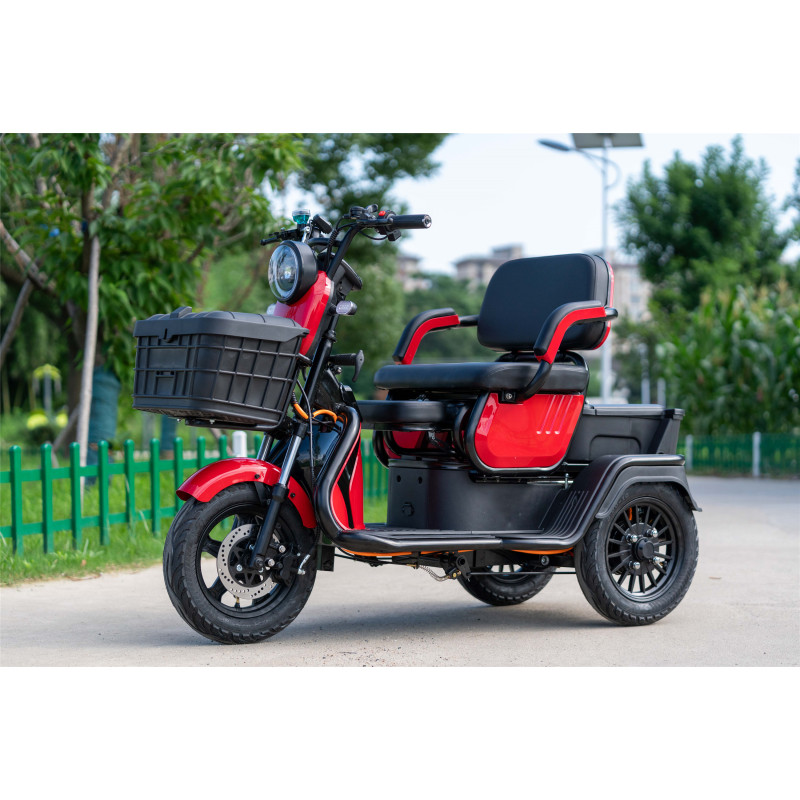 Cheap Price 60V Electric Cargo Tricycle 3 Wheel Electric Scooter 600W 800W Three Wheel Motorcycle  With EEC/COC Certificates