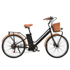 Hot Sales Cheap 26 Inches Bicycle Electric Bike E Bike Electric Bikes For Adults Two Wheels With Front Basket
