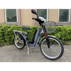 China Factory Direct 48V 350W Electric Cargo Bike Retro Classic E-City Delivery Bike with Battery in Frame