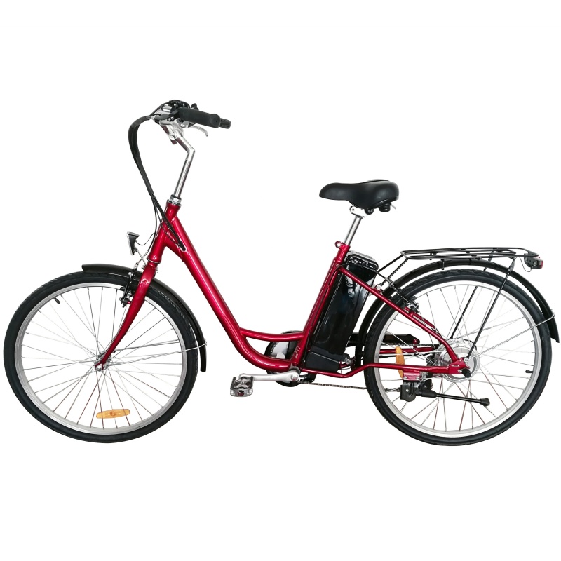 Cheap Step Thru  Electric Bicycle 36V 250W Lithium Battery Cycle Electric Bike Italian Electric Speed Bike