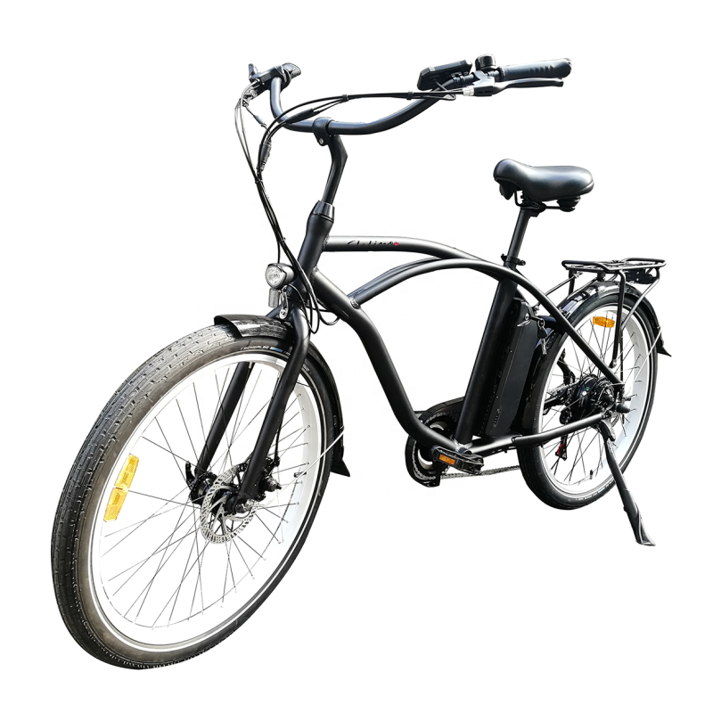 48V 500W cruiser beach electric bike 26 inch electric cycle bicycle retro bike e bicycle electric with polly battery