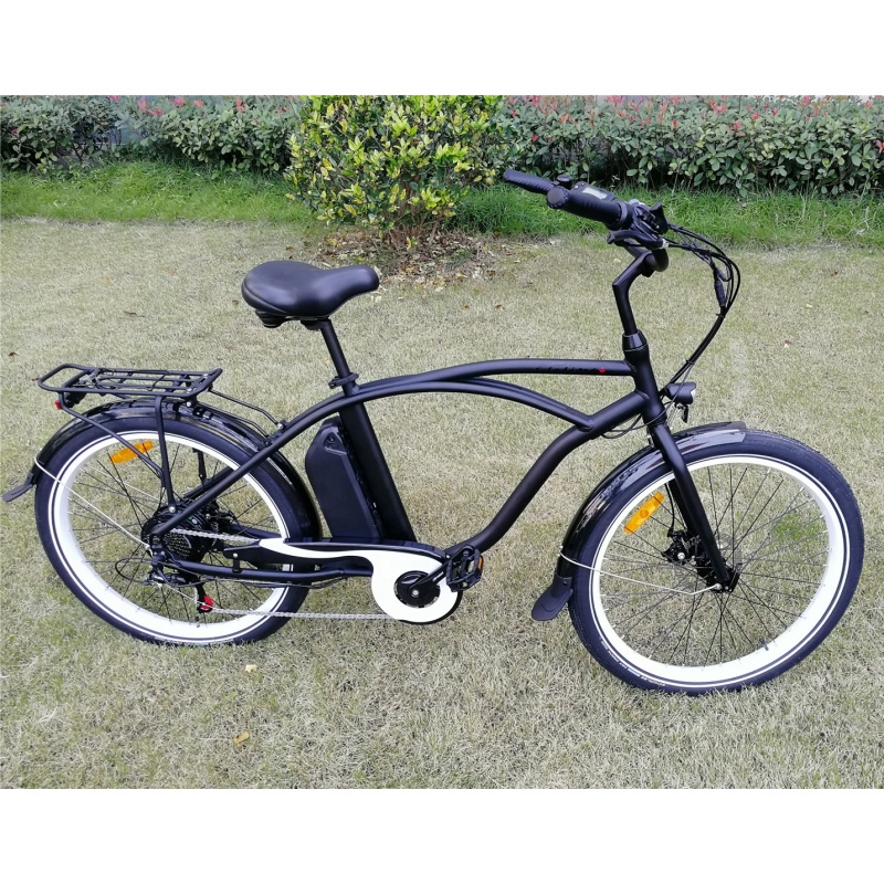 48V 500W cruiser beach electric bike 26 inch electric cycle bicycle retro bike e bicycle electric with polly battery