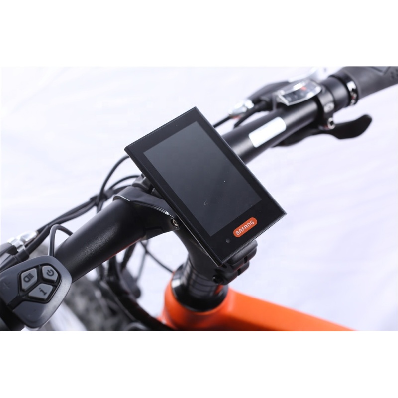 High Quality Bafang M600 M620 500W 1000W Mid Drive Motor Electric Bike Full Suspension Ebike With 9 Speed Gears Colorful Display