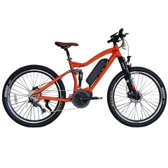 High Quality Bafang M600 M620 500W 1000W Mid Drive Motor Electric Bike Full Suspension Ebike With 9 Speed Gears Colorful Display