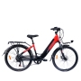 24 Inch Aluminum Alloy Frame Electric City Bike 250W 36V Dual Lithium Battery Long Range Delivery Ebike 26 Inch Optional