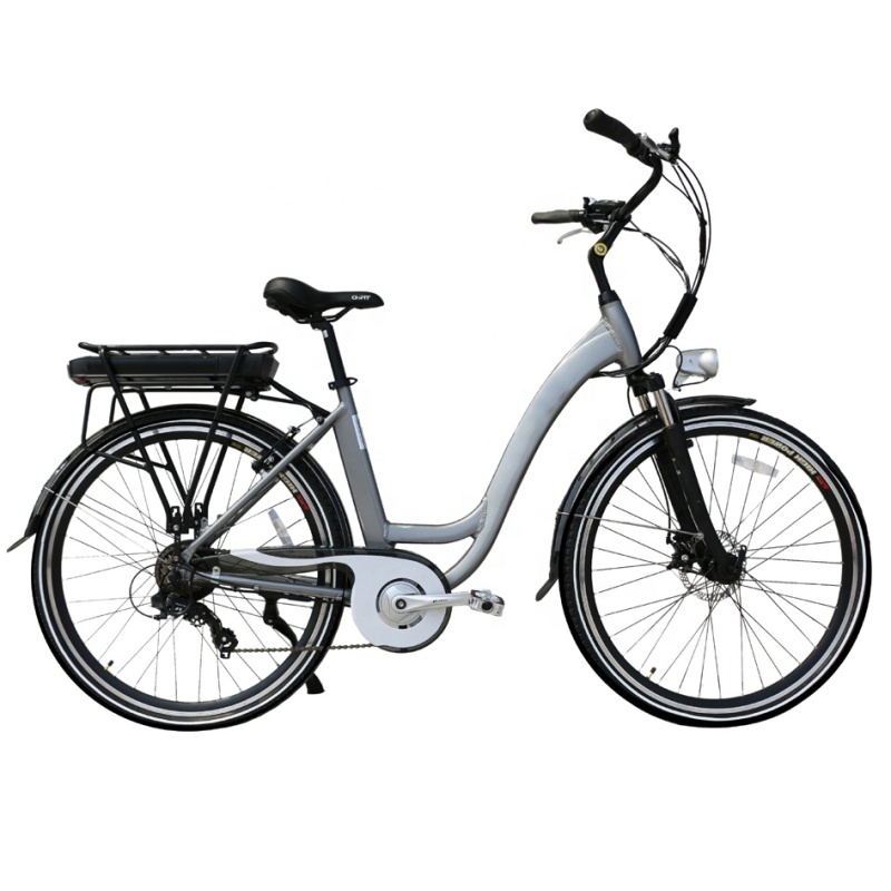 36V 250W CE EN15194 Certified Electric City Bike 700C 28 Inches Electric Bicycle With Rear Carrier Battery E Bike