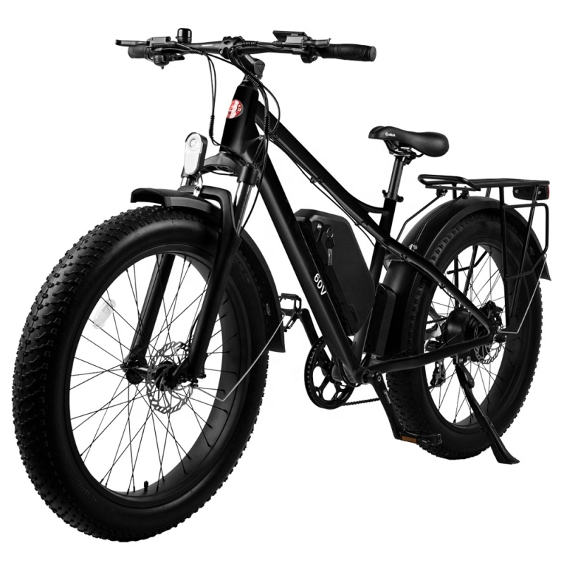 High Torque 60V 500 Watt Electric Bike Motorcycle 26x4.0 Fat Tire Electric Hybrid Bike With 750Wh Battery Super For Climbing