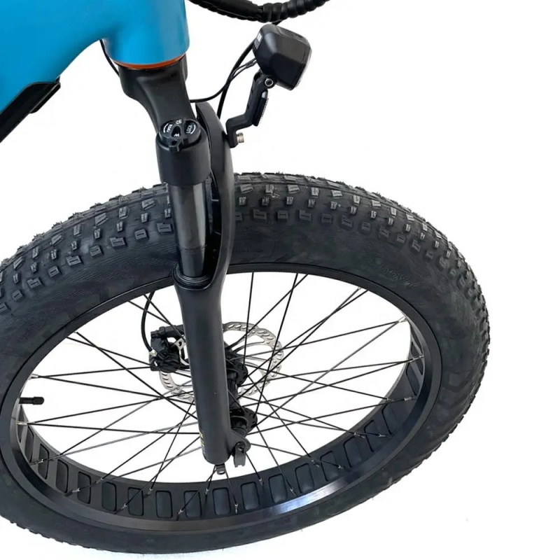 48V 750W Fat Tire Step Through E Bike Unfoldable 26x4.0 Fat Tire Bike Electric 1000W With Hydraulic Brakes