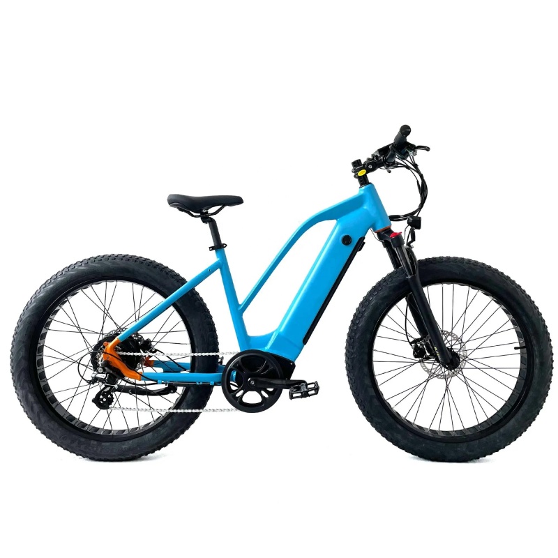 48V 750W Fat Tire Step Through E Bike Unfoldable 26x4.0 Fat Tire Bike Electric 1000W With Hydraulic Brakes