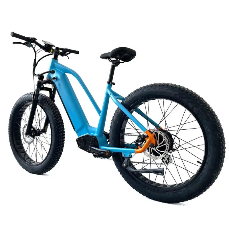 48V 750W Fat Tire Step Through E Bike Unfoldable 26x4.0 Fat Tire Bike Electric 1000W With Hydraulic Brakes