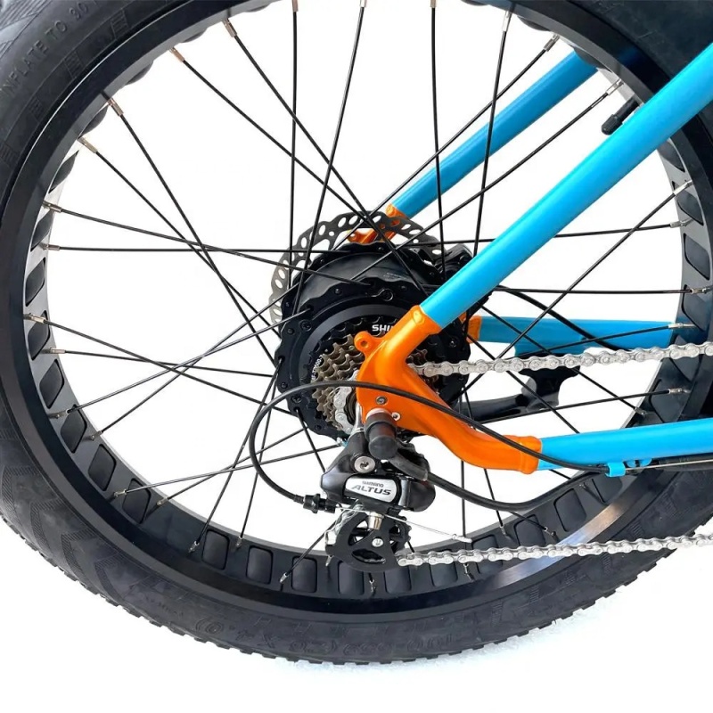 48V 750W Fat Tire Step Through E Bike Unfoldable 26x4.0 Fat Tire Bike Electric 1000W With Hydraulic Brakes