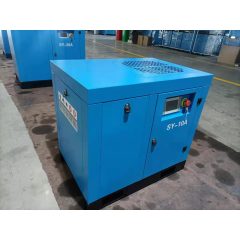 Compresor de aire industrial del tornillo del aire 10Kw del compresor de la frecuencia del imán permanente del mejor ahorro de costes SY7.5E