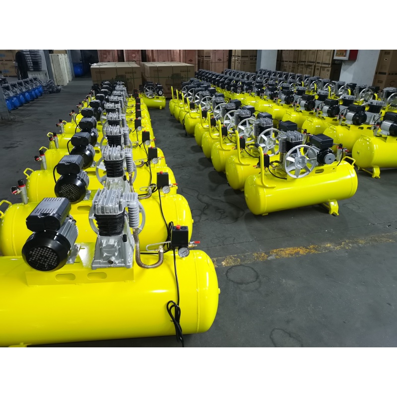Powerful 3hp Air Compressor AL2065 compresor de aire portatil 150 liter Air tank Aluminum Italian Pump Head Jack Hammer