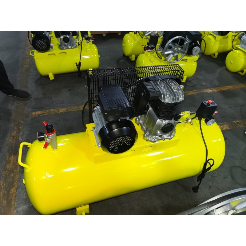 Powerful 3hp Air Compressor AL2065 compresor de aire portatil 150 liter Air tank Aluminum Italian Pump Head Jack Hammer