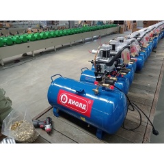 SY-AL2065E con tanque de aire de 100L, compresor de aire de pistón de 4kw, 5.5HP, 8 barras y 80kg de peso