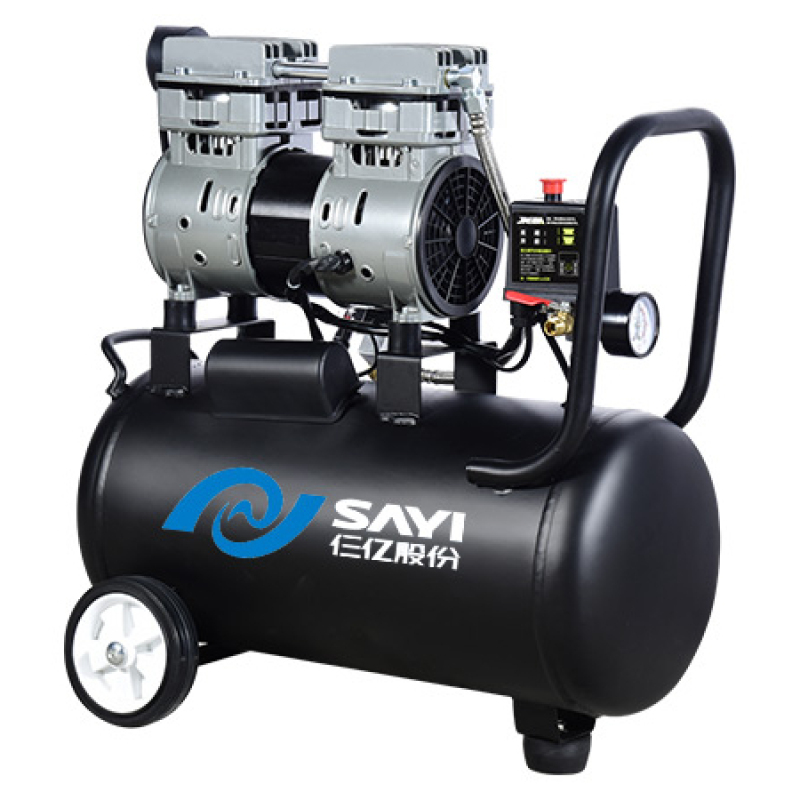 Quiet SAYI 800W 30 Liter Oilless Engine Portable Industrial Compressor Air Dental Compressor Oil Free air Compressor