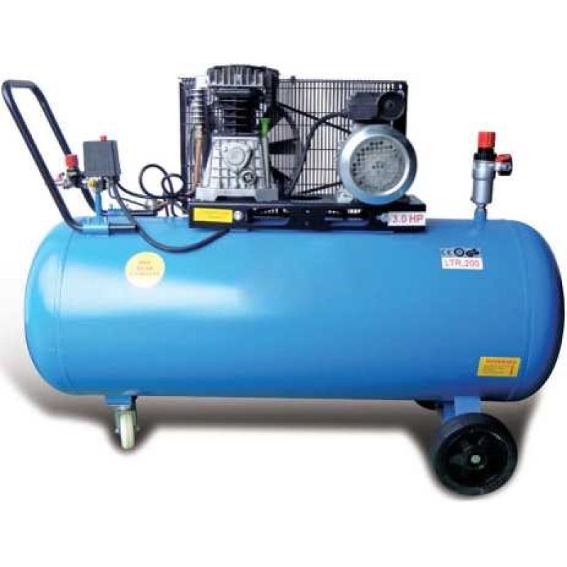 Piston Air Compressor with Aluminum 2070 Pump CE Approved Homeuse Industrial Construction Agriculture Tyre Inflate 100L