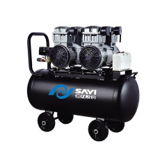 50L small Oil Free mute air compressor Clinical Dental Movable oilless silent Air kompressor