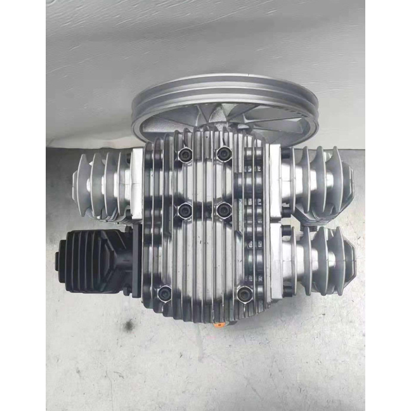 European type K28 air pump Aluminum Compressor head compressor pump piston belt driven air compressor pump