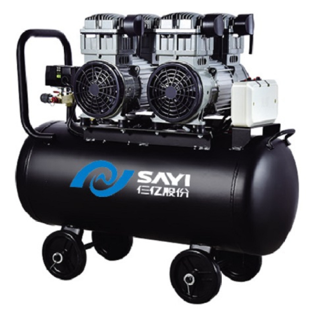Wholesales Price SY1200 2 65 Liter Oil free Silent Clinic Dental Compresseur Oil-Less Mute Air Compressor