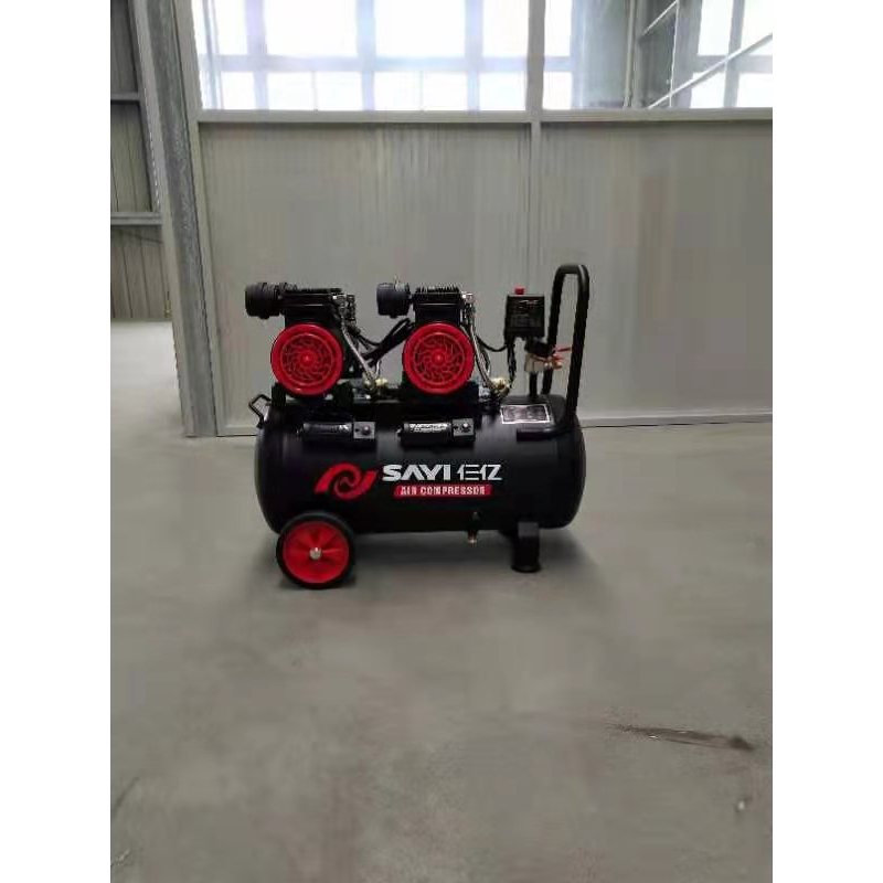 TOP Quality Oilless Engine 1200W Mute Motor Portable Industrial Silent Oil Free Air Compressor with 50L 600 2